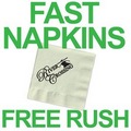 FAST Custom Printed Cocktail Napkins - IVORY - FREE RUSH SERVICE